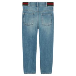 Jeansy Denim z Detalem Web