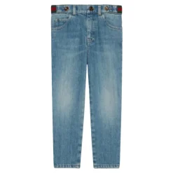 Jeansy Denim z Detalem Web