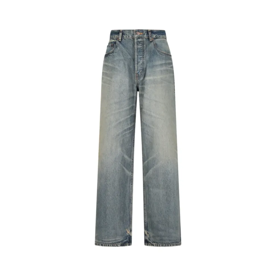 Jeansy Max z Bawełnianego Denimu