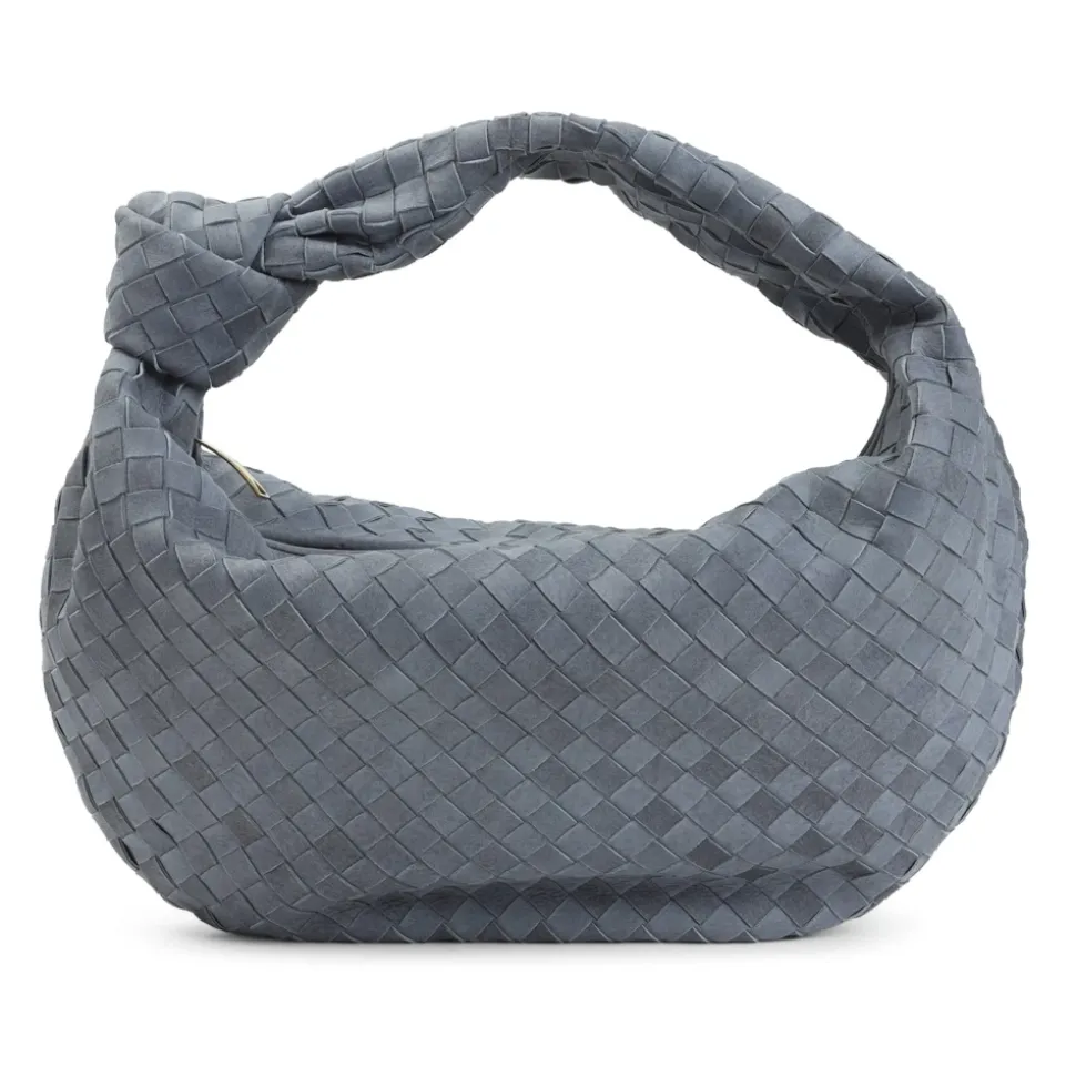 Jodie Intrecciato 15 Cloudy Suede Handbag