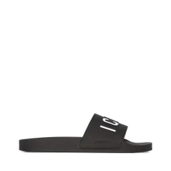 Klapki z nadrukiem logo Black