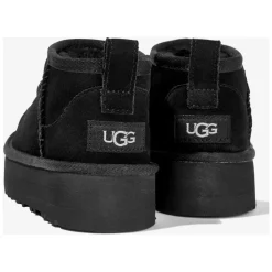 Klasyczne Ultra Mini Platform Czarne Buty