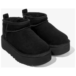Klasyczne Ultra Mini Platform Czarne Buty