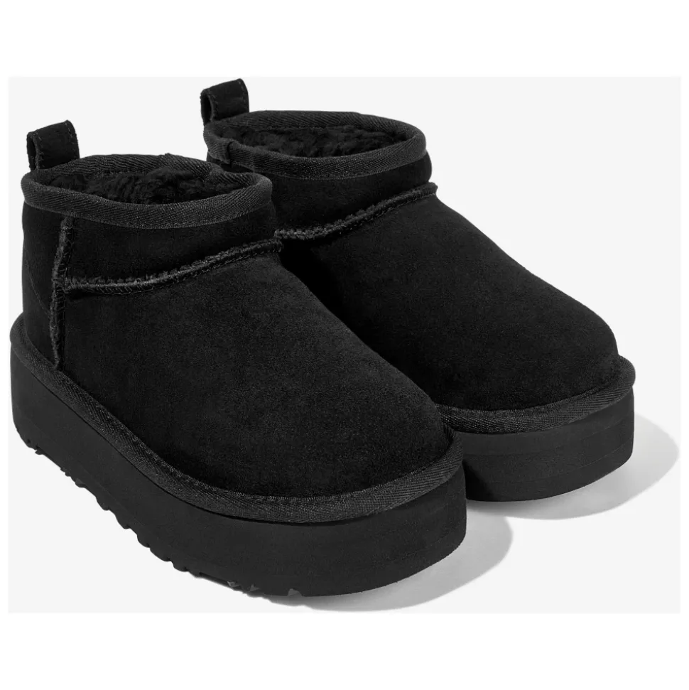 Klasyczne Ultra Mini Platform Czarne Buty