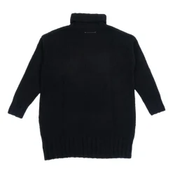 Knit Mini Dress with Maxi Logo