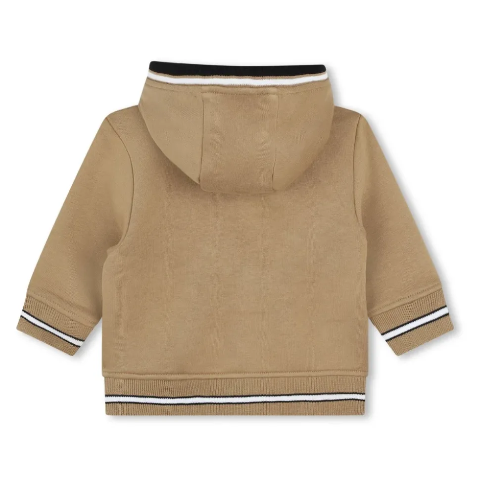 Kolorowy Sweter z Kapturem z Nadrukiem BOSS