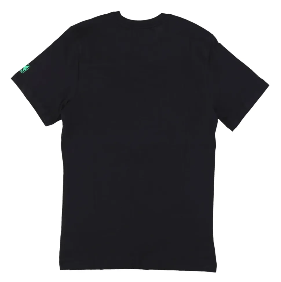 Koszulka z logo Milwaukee Bucks Czarna