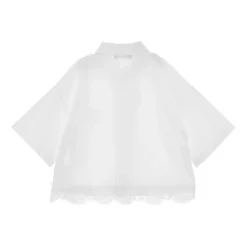 Krótka Bluzka Cropped z Krótkim Rękawem