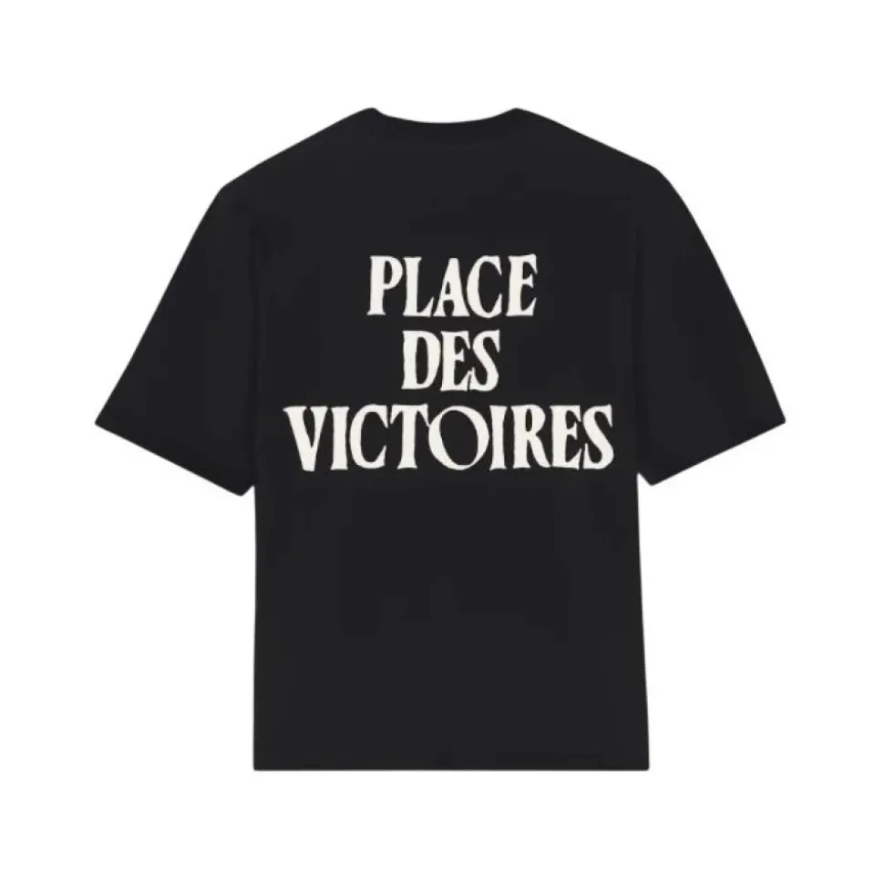 Krótki T-shirt z bawełnianej dzianiny