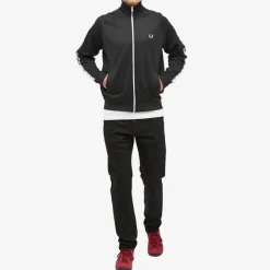 Kurtka sportowa w stylu retro z taśmą