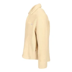 Kurtka typu overshirt z owczej skóry