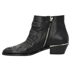 Leather boots