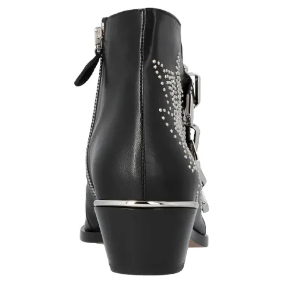Leather boots