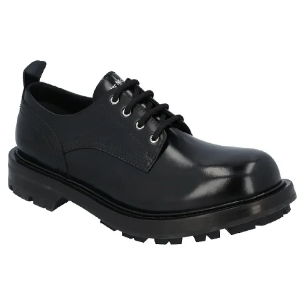 Leather flats