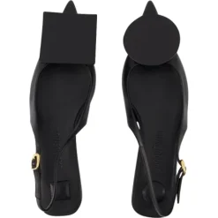 Leather heels