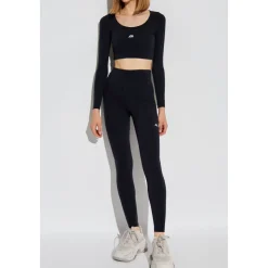Legginsy sportowe z logo