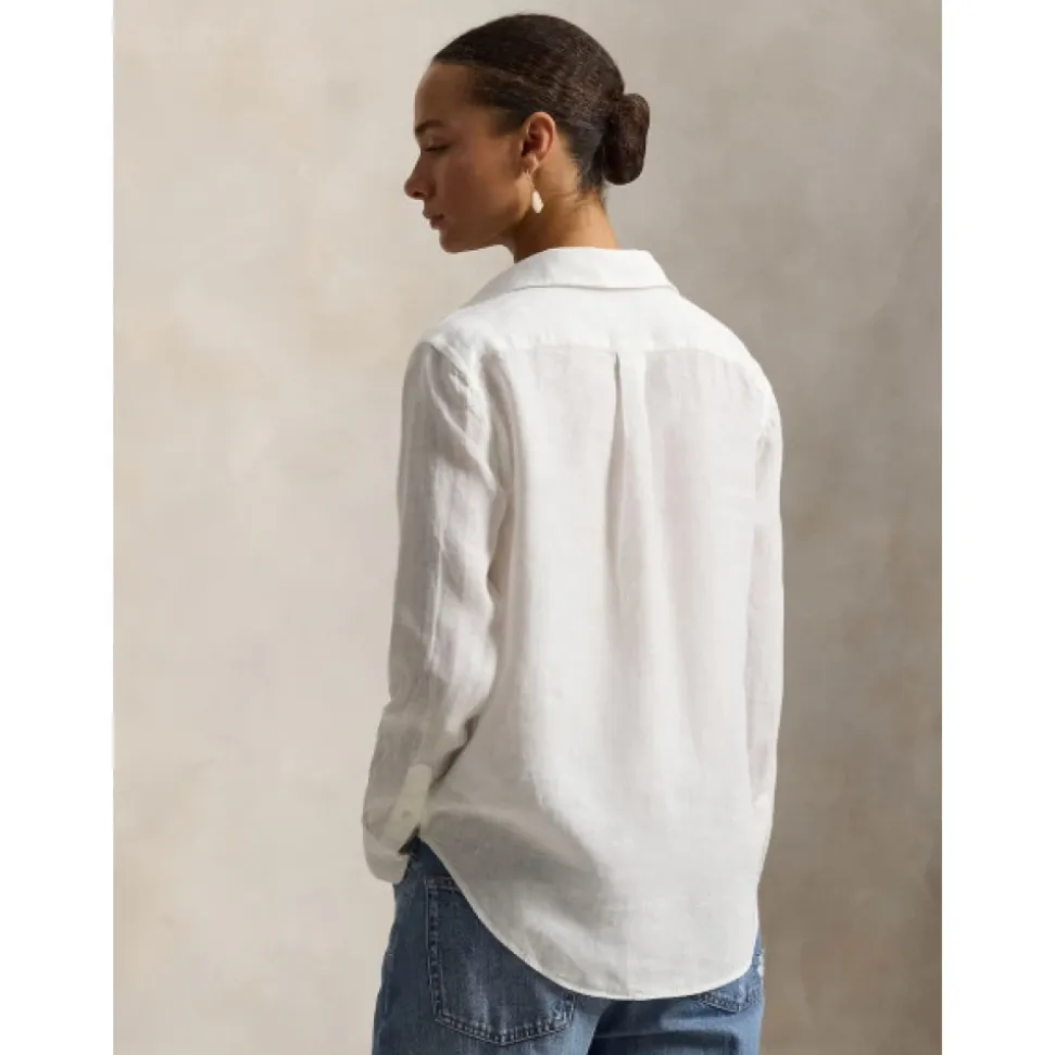 Linen Shirt Straight Fit