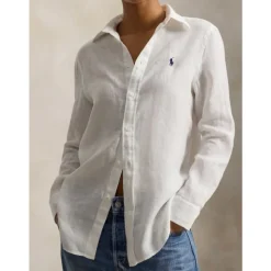 Linen Shirt Straight Fit