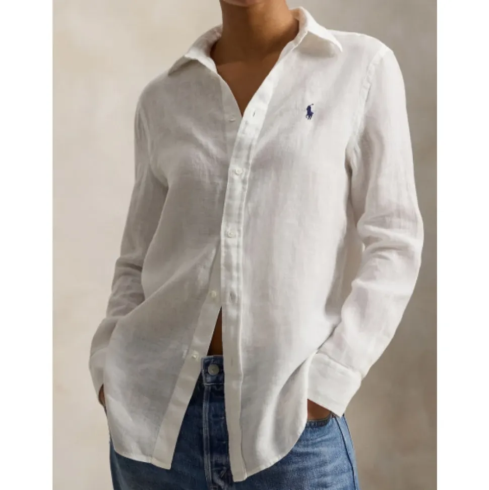Linen Shirt Straight Fit