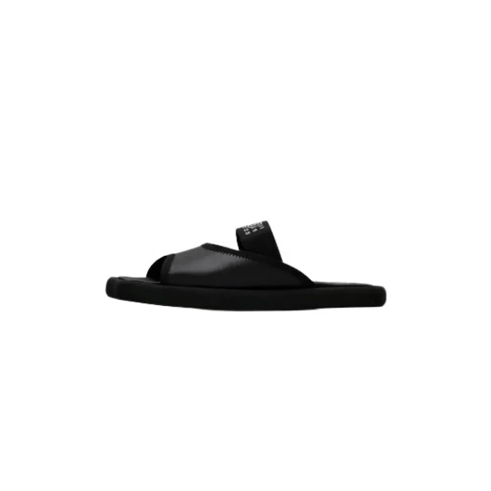 Logo Leather Sandals