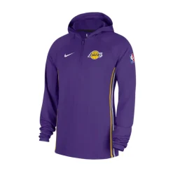 Los Angeles Lakers Zoned Bluza z kapturem z zamkiem 1/4