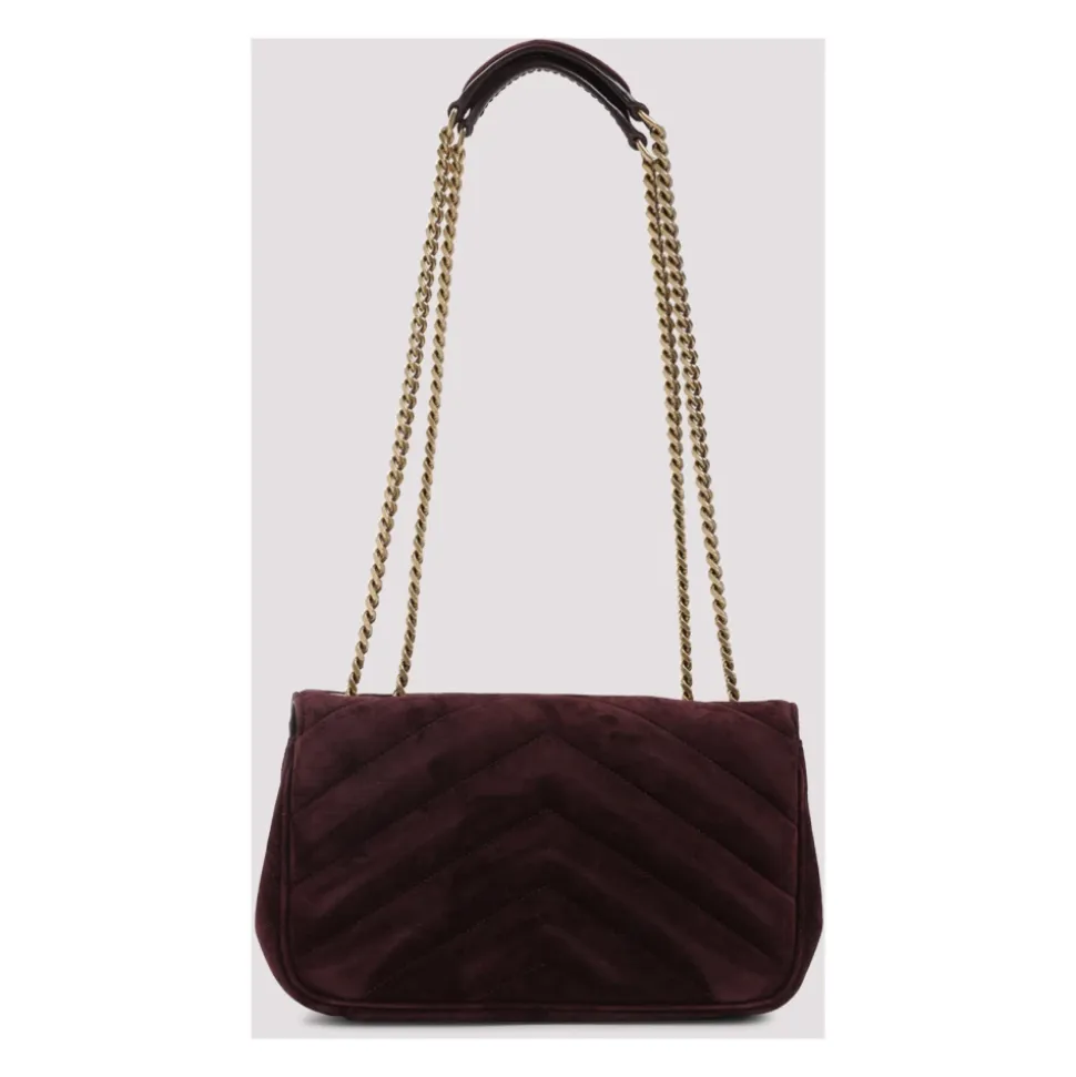 Loulou Small Suede Shoulder Bag