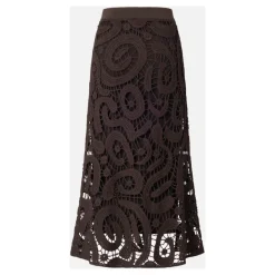 Maestrale Crochet Midi Skirt