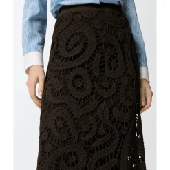 Maestrale Crochet Midi Skirt