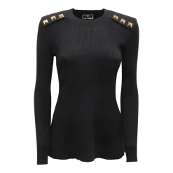 Maglia a coste stretch