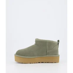 Mini Platform Zielone Buty Dziecięce