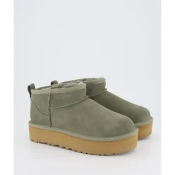 Mini Platform Zielone Buty Dziecięce