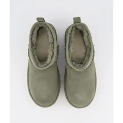 Mini Platform Zielone Buty Dziecięce