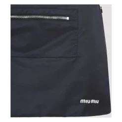Mini spódniczka z technicznej przędzy