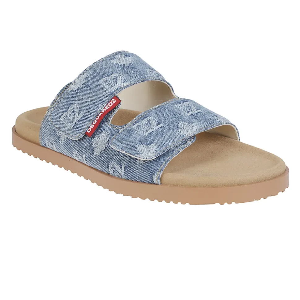 Monogram Flat Sandals