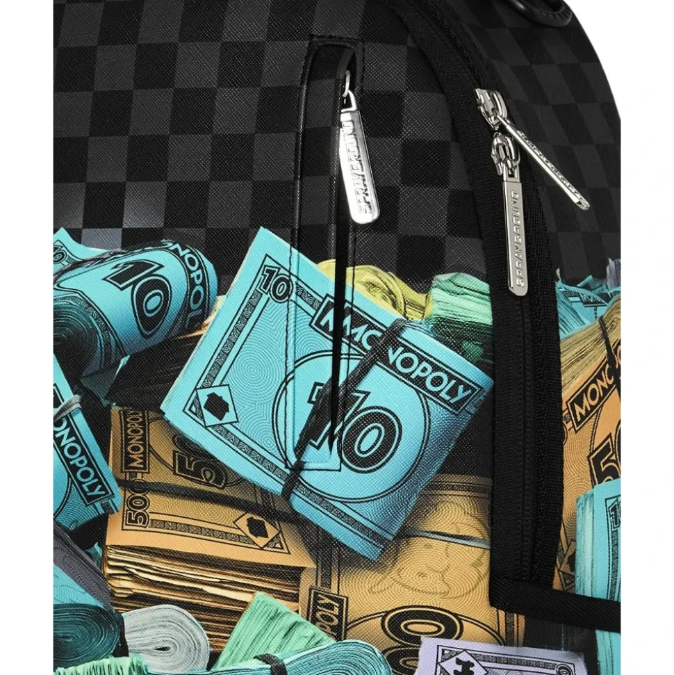 Monopoly Money Stacks Backpack