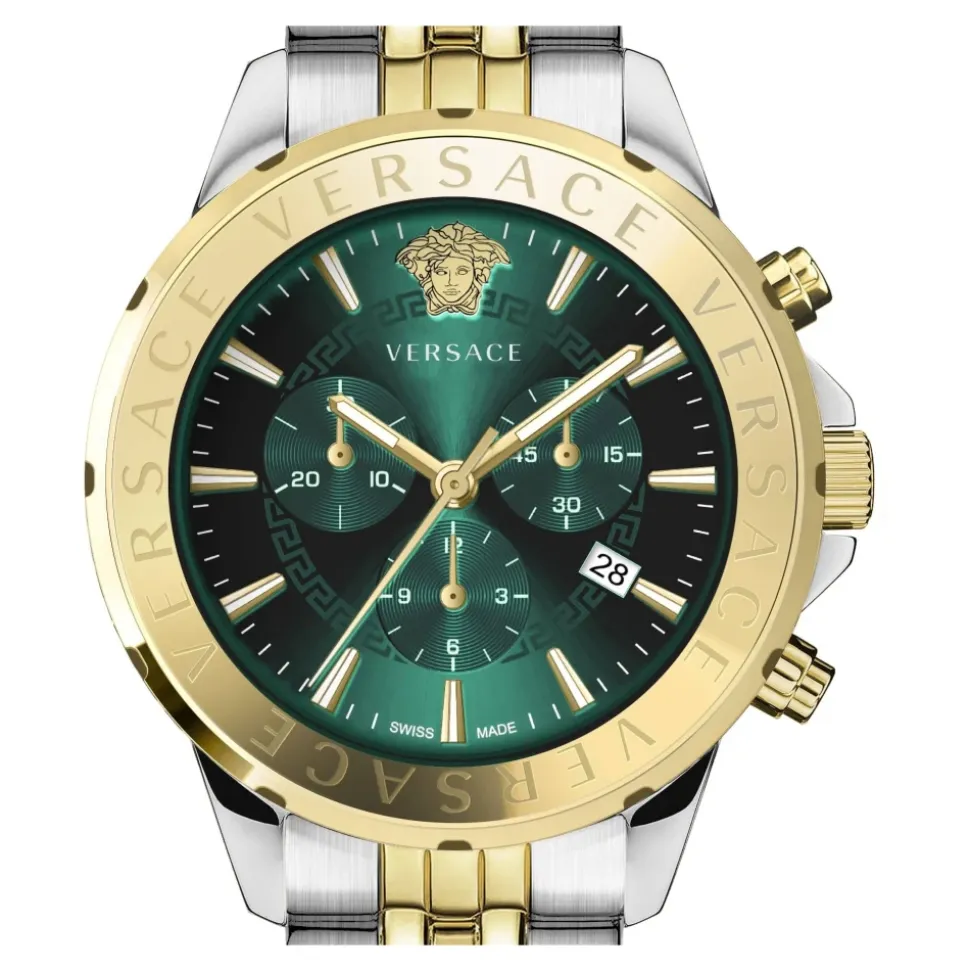Męski Chronograf Signature Zegarek Zielony