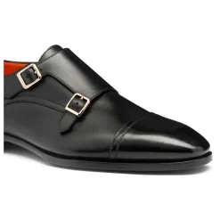 Męskie buty z podwójną sprzączką