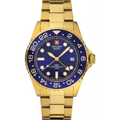 Męski Zegarek GMT Analogowy Kwarcowy 7052 Ze Stali Nierdzewnej 10 ATM 7052.1115