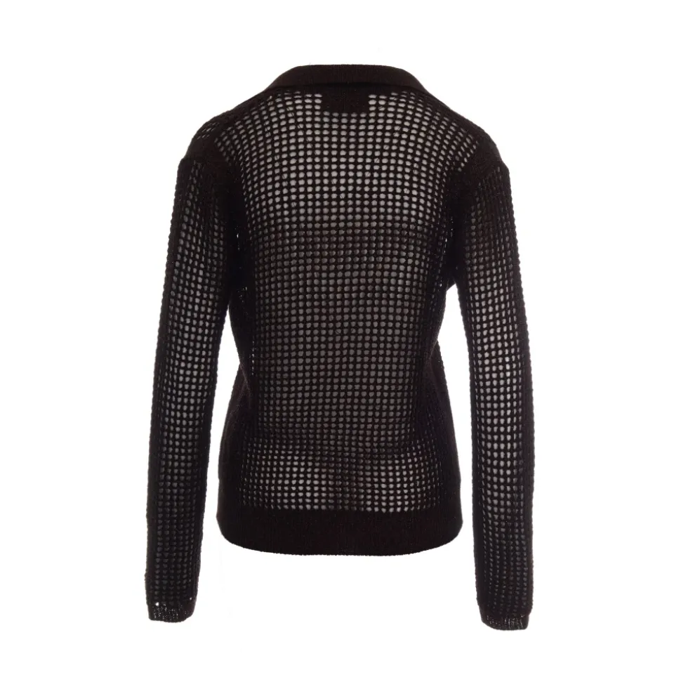 Nassi Mesh - Knit Pointelle Polo