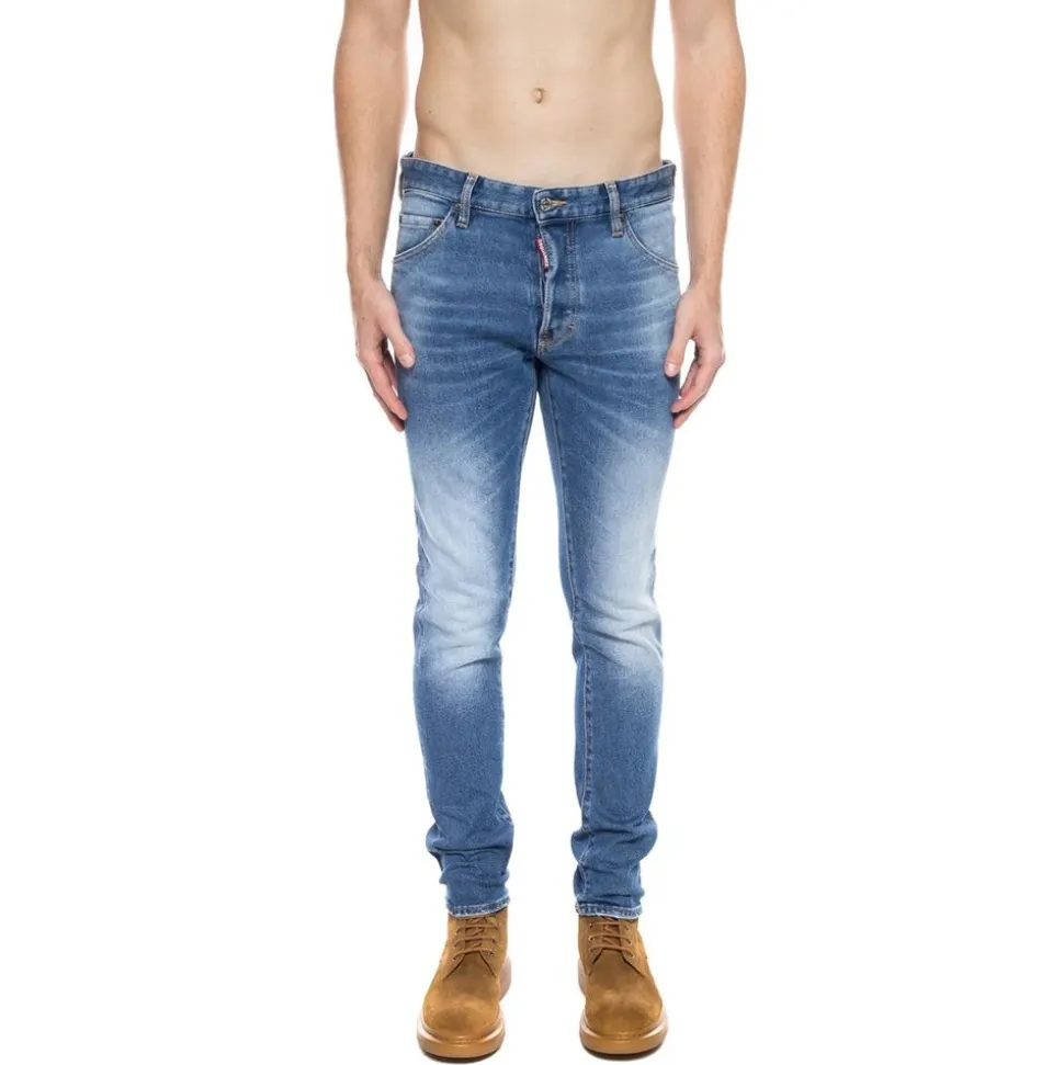 Niebieskie zniszczone Cool Guy Jeans