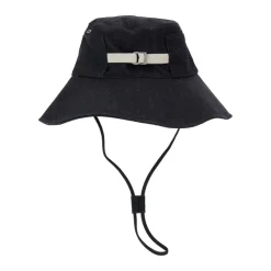 Niebieski kapelusz typu bucket hat z logo