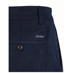 Niebieski sweter Chino Fit Regular Zip