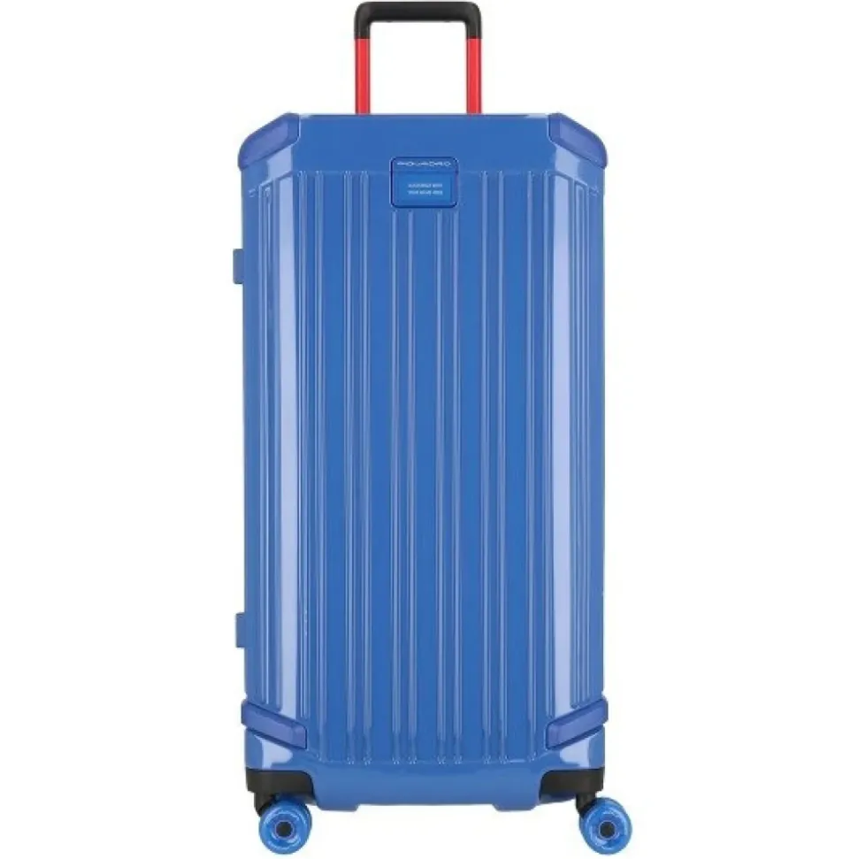 Niebieski Trolley z zamkiem TSA