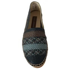 Niebiesko-Szare Slip On Buffalo Espadrille Buty