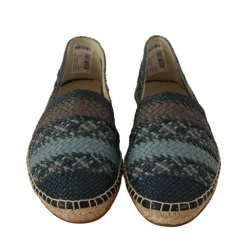 Niebiesko-Szare Slip On Buffalo Espadrille Buty