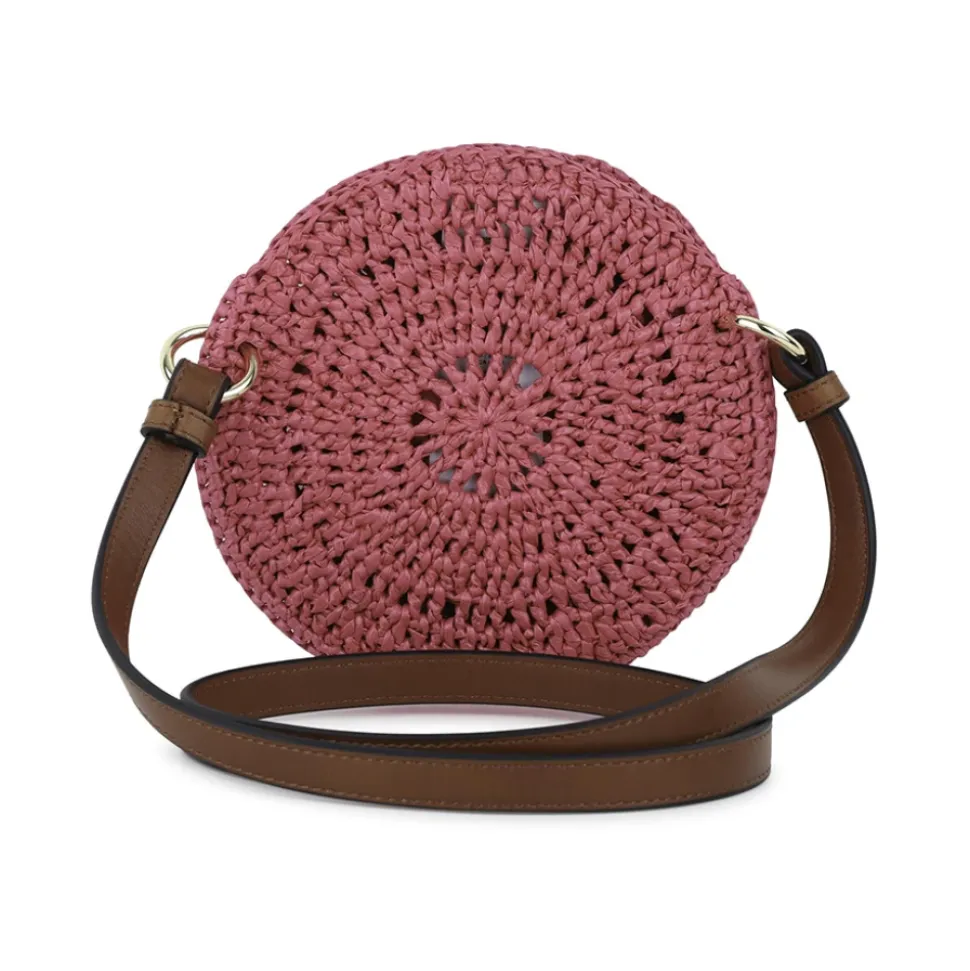 Okrągła Torba Crossbody z Rafii