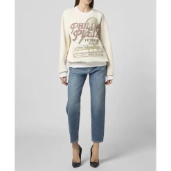Open Back Sweatshirt Tennis Club