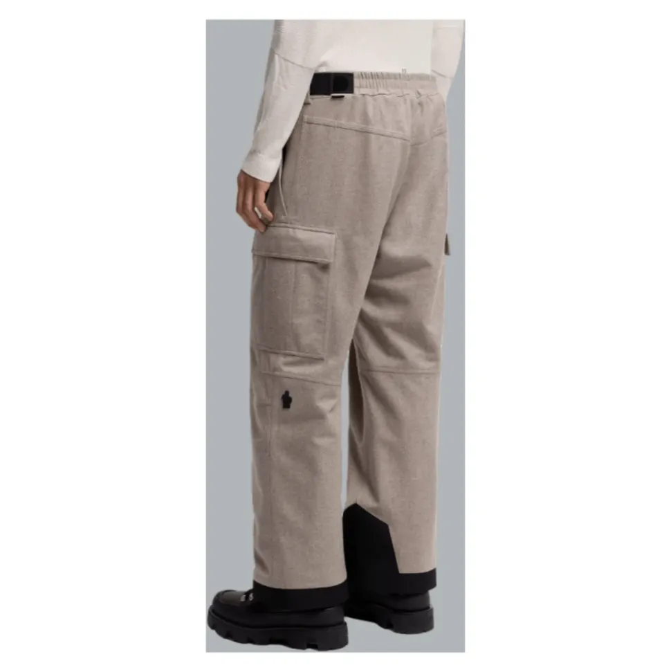 Padded Technical Wool Ski Pants