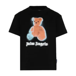 Palm Angels T-shirts and Polos Czarny