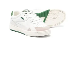 Panelled Leather Sneakers